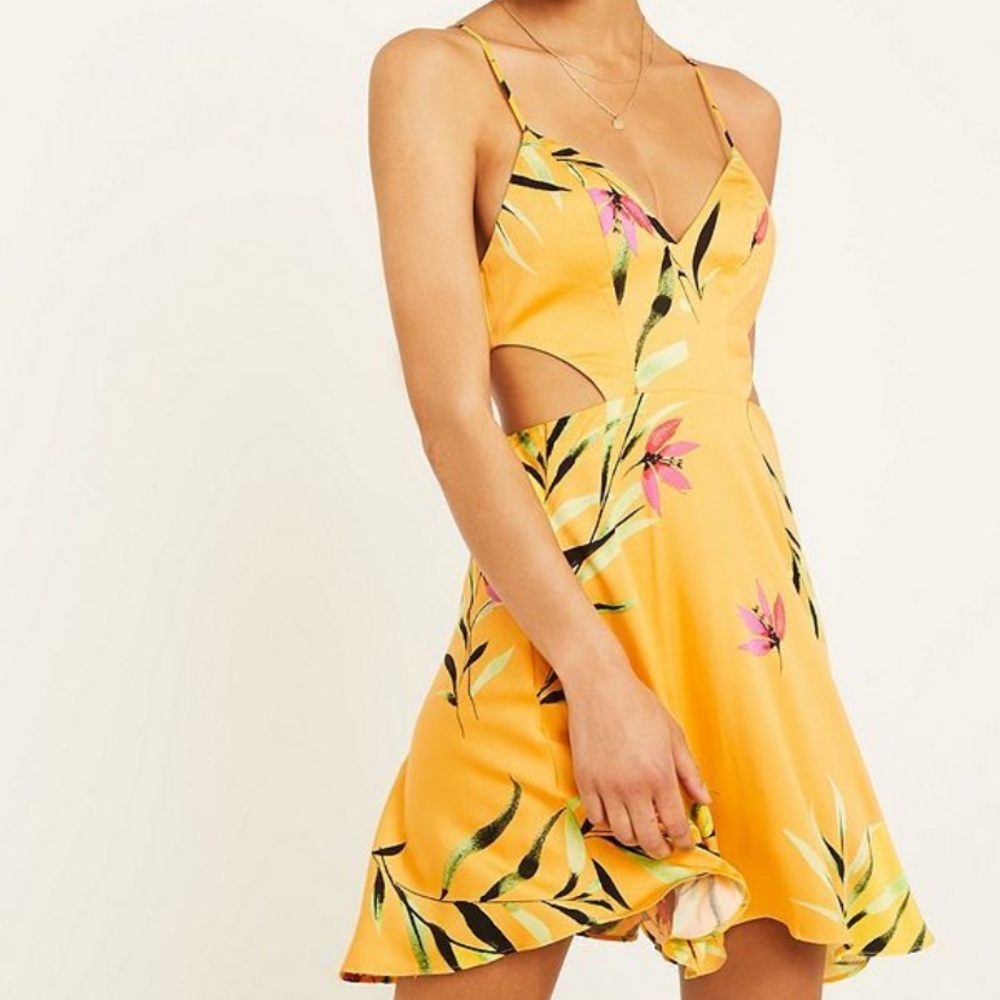Urban outfitters Marguerita Cut Out Mini Dress